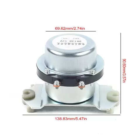 12V Electromagnetic Car Power Switch O-Ring Seal DC (Straight Head)