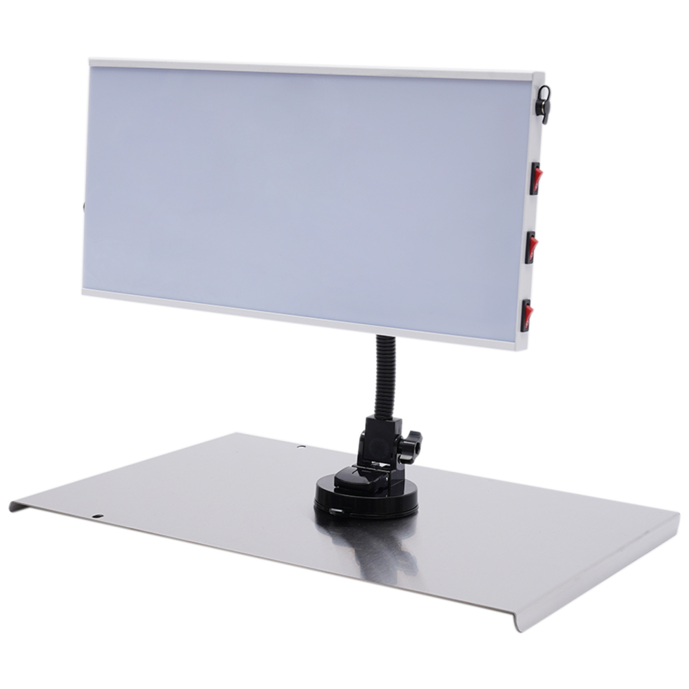 PDR LED Light Dent Line Board Paintless Removal Repair Tool 3 Stripes Lamp USB Made of Light Aluminum Alloy with USB Interface Power Supply
