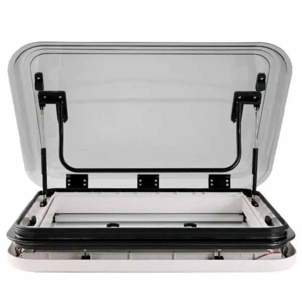 Durable Large Caravan RV LED Skylight Roof Vent Hatch 700 x 500 mm Cut Out New