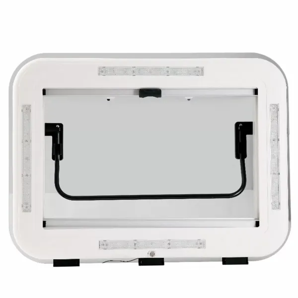 Durable Large Caravan RV LED Skylight Roof Vent Hatch 700 x 500 mm Cut Out New Durable Large Caravan RV LED Skylight Roof Vent Hatch 700 x 500 mm Cut Out New