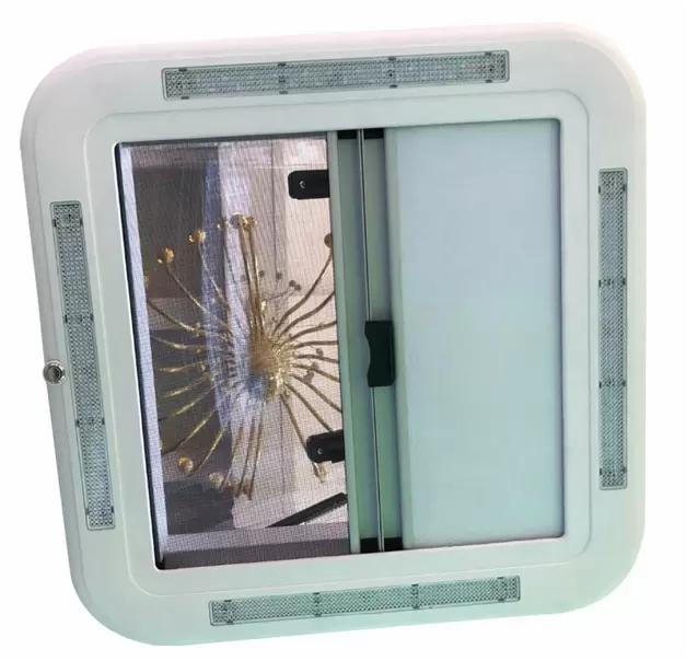 Durable Large Caravan RV LED Skylight Roof Vent Hatch 700 x 500 mm Cut Out New
