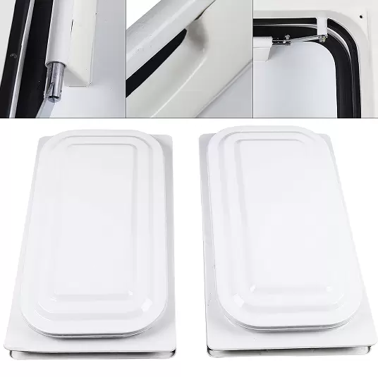 2x Pop Up Roof Air Vent Large Horse Float Roof Push Roof For Trailer