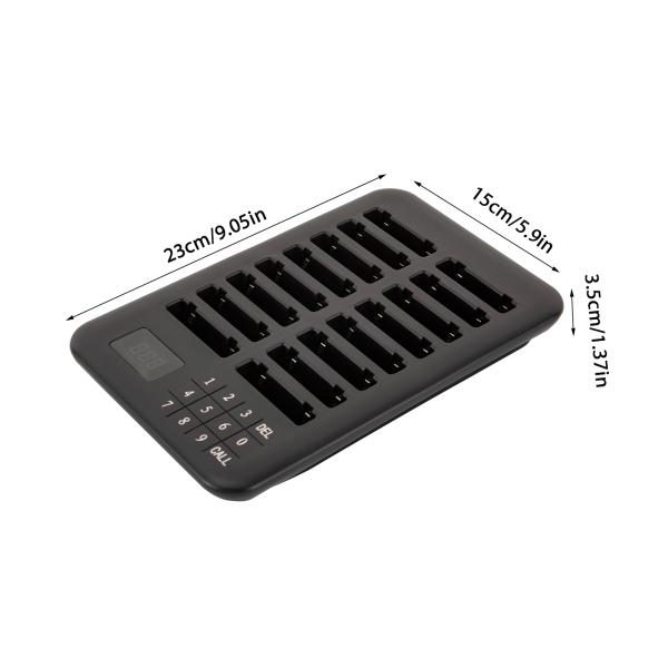 Restaurant Pager System Guest Queuing 16 Buzzers Food Truck Cafe with LED Display  for Fast Food Restaurants Food Trucks Coffee Houses