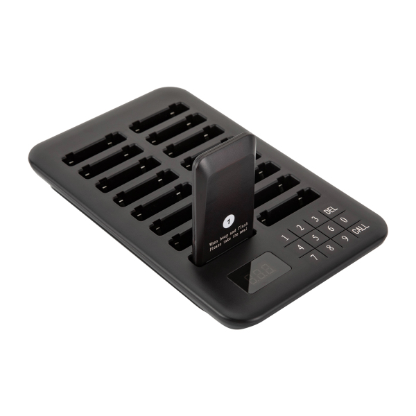 Restaurant Pager System Guest Queuing 16 Buzzers Food Truck Cafe with LED Display  for Fast Food Restaurants Food Trucks Coffee Houses