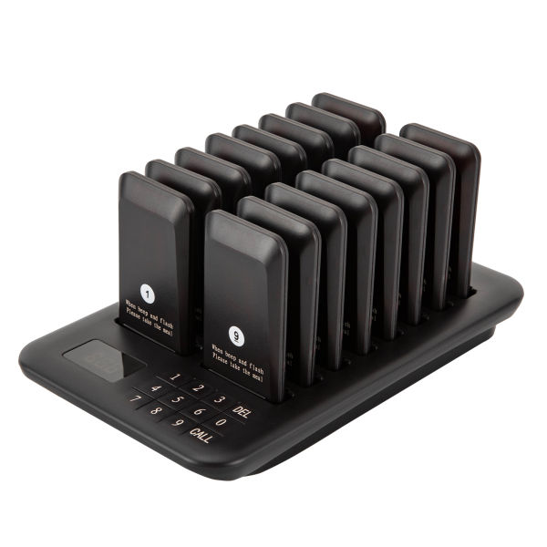 Restaurant Pager System Guest Queuing 16 Buzzers Food Truck Cafe with LED Display for Fast Food Restaurants Food Trucks Coffee Houses Restaurant Pager System Guest Queuing 16 Buzzers Food Truck Cafe with LED Display for Fast Food Restaurants Food Trucks Coffee Houses