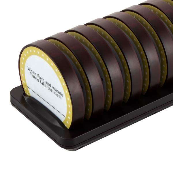 Wireless Restaurant Pager System Queuing 10 Buzzer Food Truck Cafe Club AU