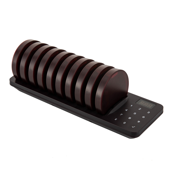 Wireless Restaurant Pager System Queuing 10 Buzzer Food Truck Cafe Club AU