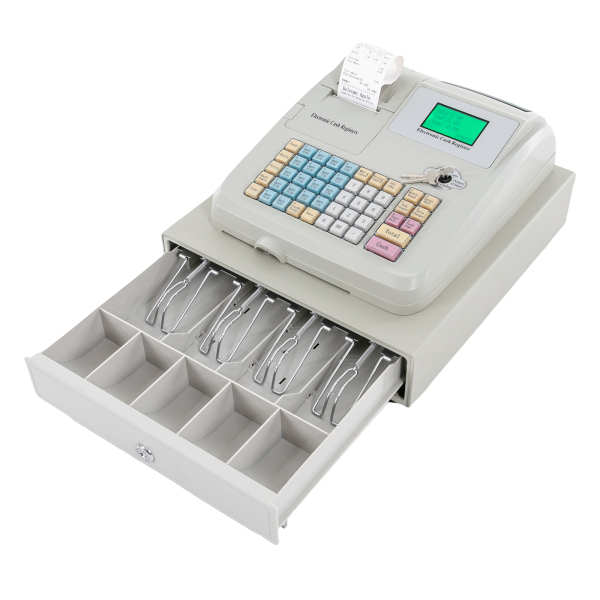 Multi-functional Cash Register with Drawer High Adaptability Electronic Cash Register Cash Register for Catering Pharmacy Bookstore