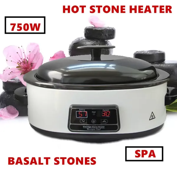 220V 750W Basalt Stones Heater Kit SPA Warmer Equipment Hot Massage Stone Heating Equipment