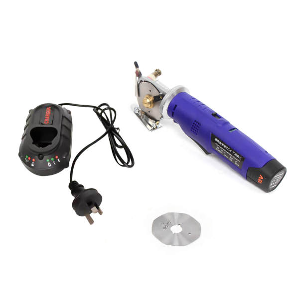 Wireless Electric Cloth Cutter Rotary Blade Shear Fabric Cutting Machine with Charger Wireless Electric Cloth Cutter Rotary Blade Shear Fabric Cutting Machine with Charger