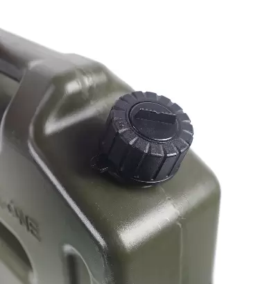 20L Army Green Oil Drum Jerry Can Fuel Container Heavy Duty Built-in Oil Pipe