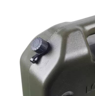 20L Army Green Oil Drum Jerry Can Fuel Container Heavy Duty Built-in Oil Pipe