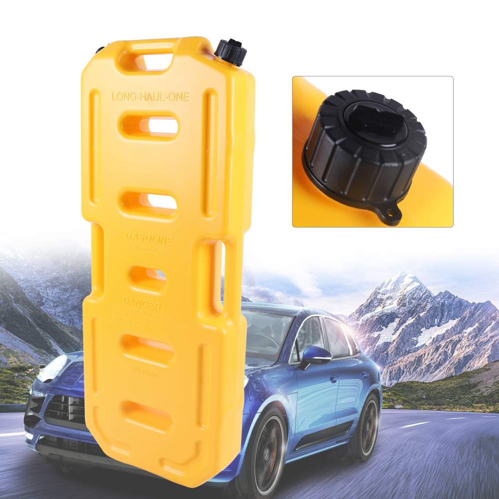 20L Universal Jerry Can HeavyDuty Fuel Container Yellow Spare Container Jeep Truck