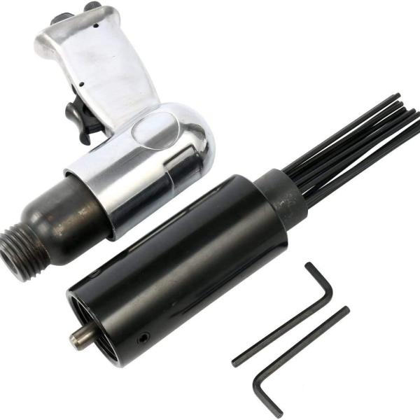 Air Pneumatic Needle Scaler Tool Pistol Grip Rust Slag Corrosion Remover 