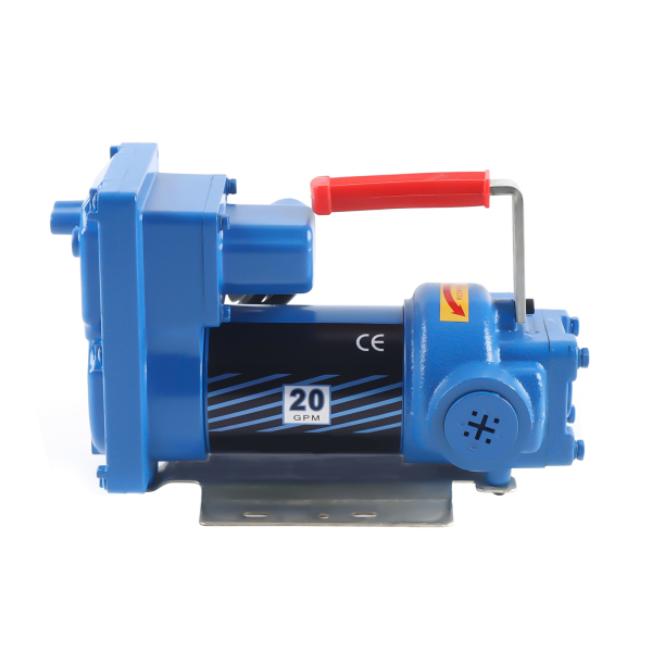 24V Gasoline Petrol Fuel Transfer Pump Single Suction Impeller Vane Pump 3Mpa