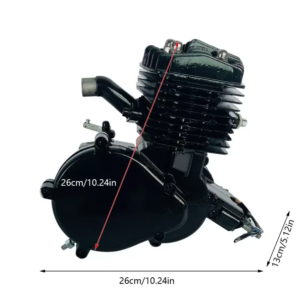 Full Assembled 80cc Bike Bicycle Motorized 2 Stroke Petrol Gas Motor Engine Single Cylinder Air-cooling New Full Assembled 80cc Bike Bicycle Motorized 2 Stroke Petrol Gas Motor Engine Single Cylinder Air-cooling New