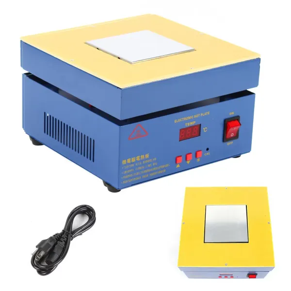 550W Electronic Hot Plate Preheating Station for PCB SMD Heating Work 230V