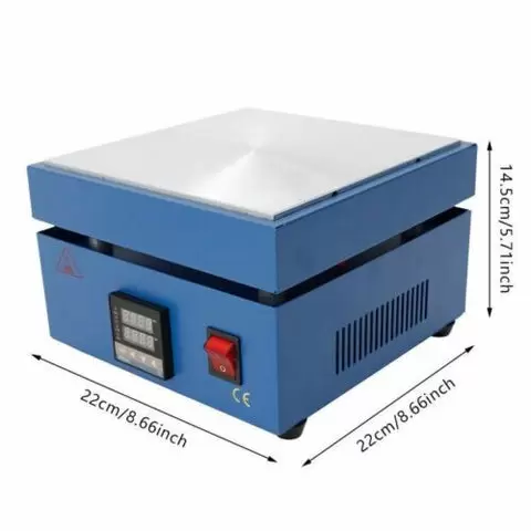 550w Thermostatic Heating Plate Pure Aluminum Plate Lcd Display 100mm * 100mm
