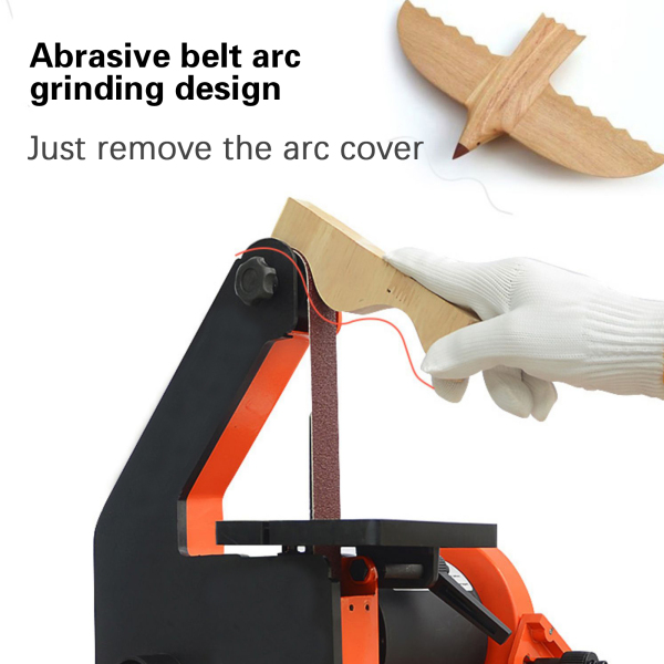 Desk Type Multifunctional Electric Woodworking Metal Grinder Belt Sander Machine