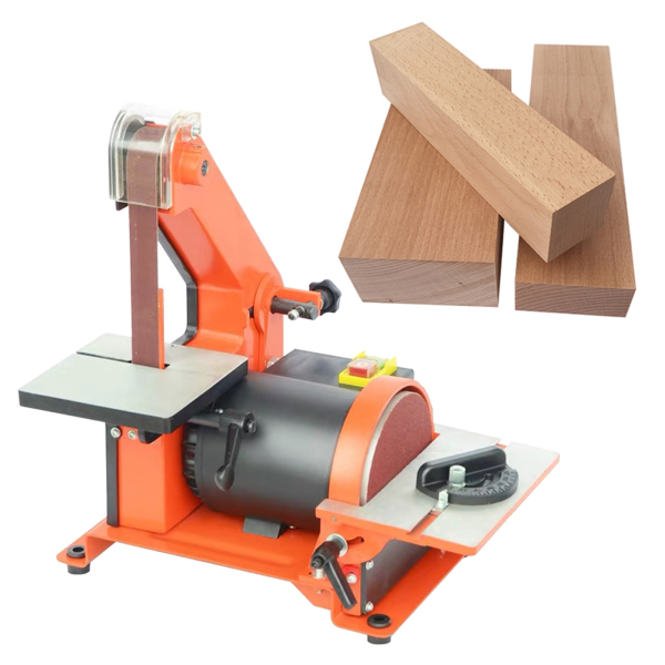 Desk Type Multifunctional Electric Woodworking Metal Grinder Belt Sander Machine
