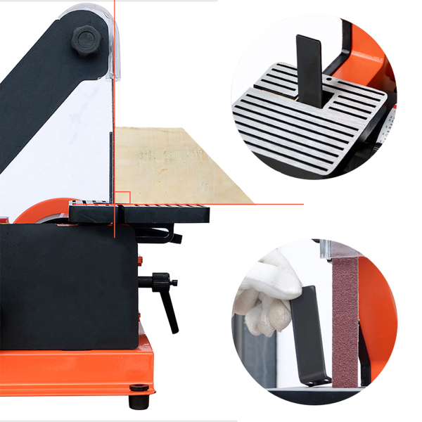 Desk Type Multifunctional Electric Woodworking Metal Grinder Belt Sander Machine