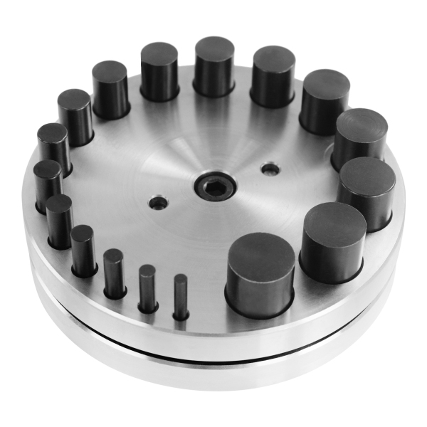 17 Holes Circle Punching Die Disc Cutter Set Metal Holes Cutting Machine For Jewelry Making Tool