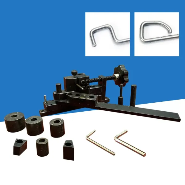 Flat Metal Bender Manual Metal DIY Bar Tube Pipe Bender Mini Bending Machine
