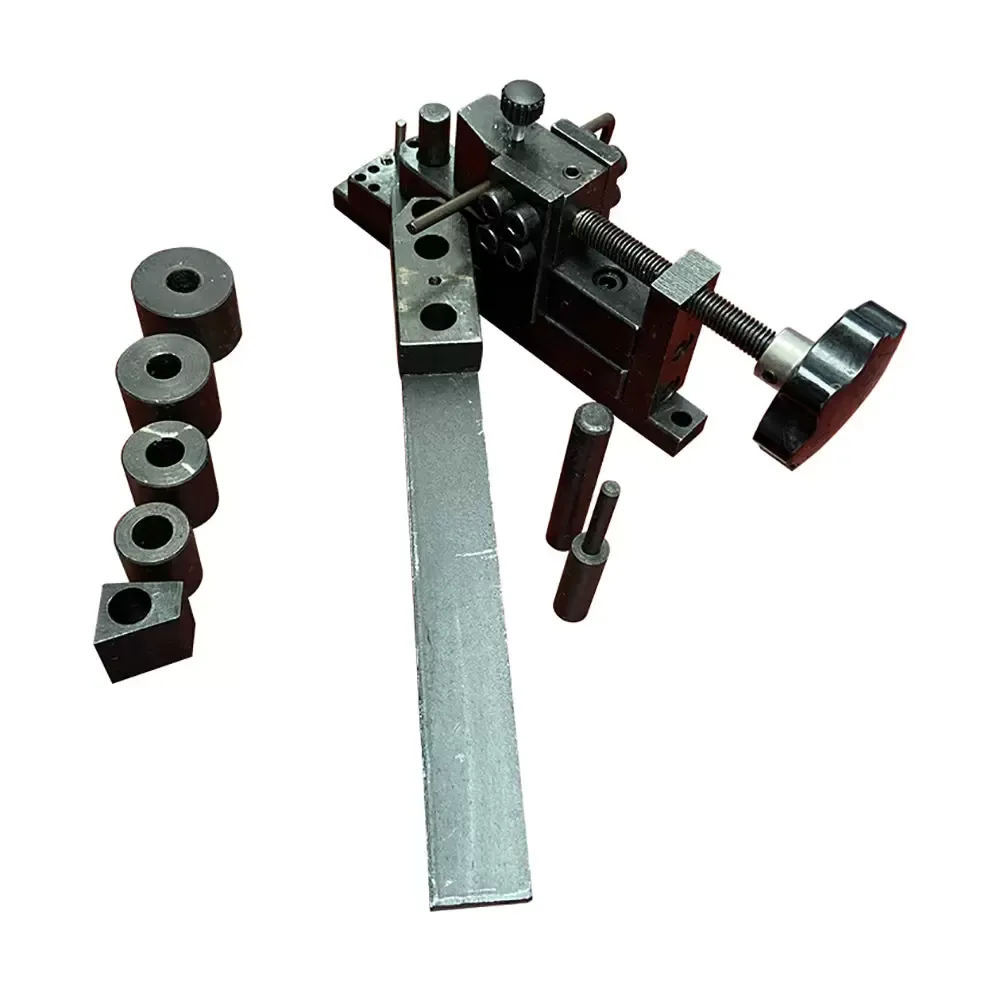 Flat Metal Bender Manual Metal DIY Bar Tube Pipe Bender Mini Bending Machine