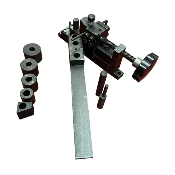 Flat Metal Bender Manual Metal DIY Bar Tube Pipe Bender Mini Bending Machine
