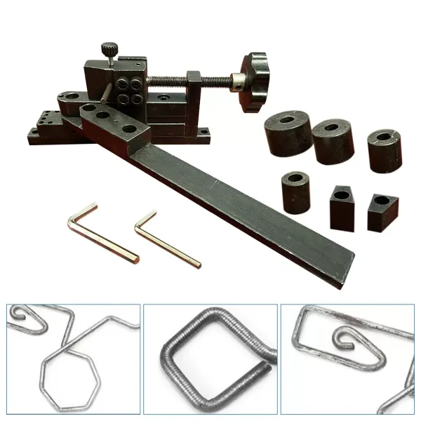 Flat Metal Bender Manual Metal DIY Bar Tube Pipe Bender Mini Bending Machine Flat Metal Bender Manual Metal DIY Bar Tube Pipe Bender Mini Bending Machine