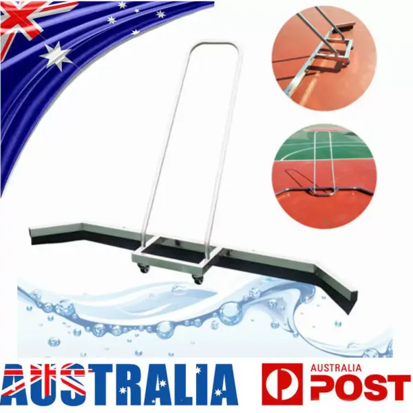 Stainless Steel Floor Water Remover Tennis Court Squeegee Dew Surface Pusher Broom Heavy Duty