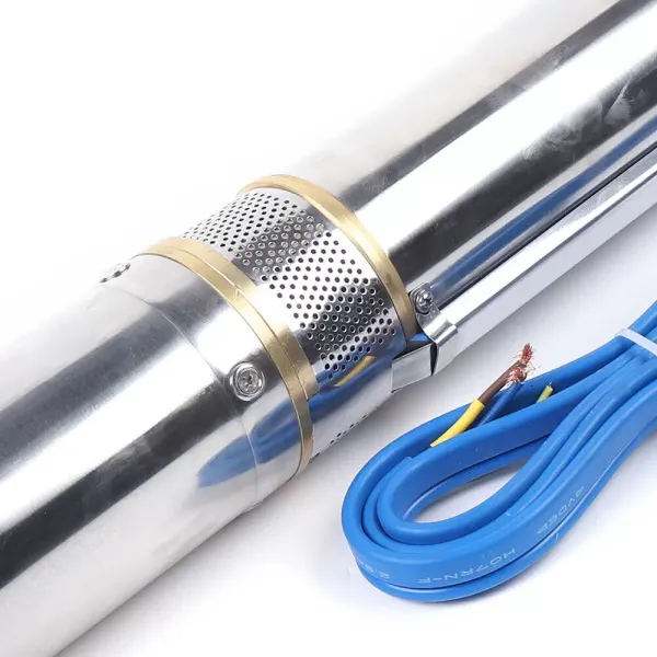4" DC Deep Bore Well Solar Water Pump 110V 2HP Submersible MPPT Controller Kit