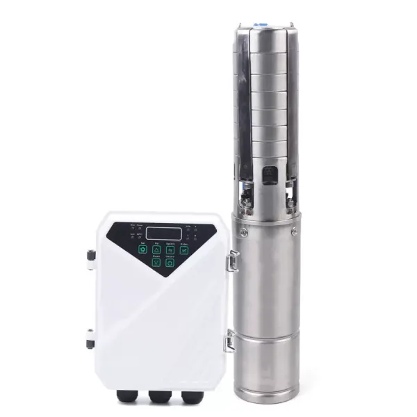 4" DC 1300W Solar Water Pump Submersible Deep Bore Well Pump MPPT Controller Kit 4" DC 1300W Solar Water Pump Submersible Deep Bore Well Pump MPPT Controller Kit
