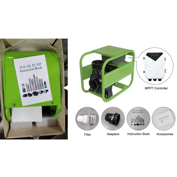 MPPT Solar DC Pressure Pump Surface Water Transfer Off Grid Irrigation 48V 550W