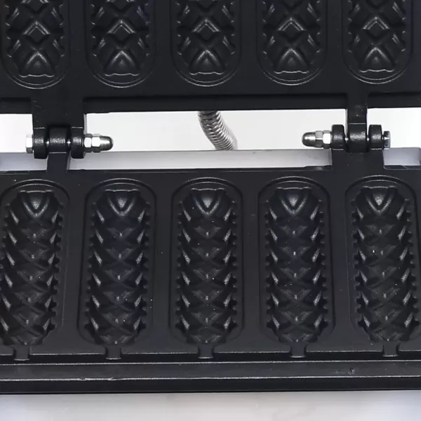 Black Hot Dog Waffle Maker Commercial 5PCS Lolly French Hotdog Sausage molds