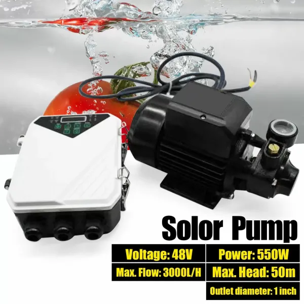 High Pressure Black Solar Water Pump 3,000L/H Solar Brushless DC Pump Motor 45V High Pressure Black Solar Water Pump 3,000L/H Solar Brushless DC Pump Motor 45V