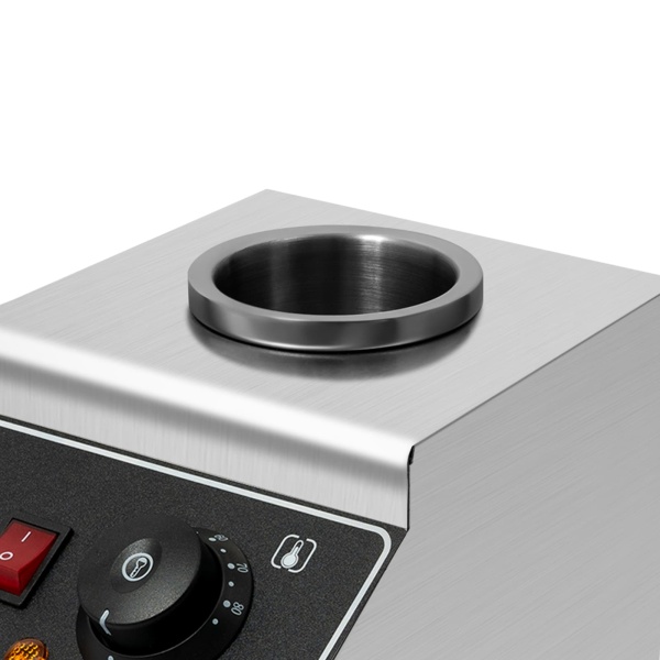 160w Commercial Electric Sauce Warmer Water Barrier Heating The Dry Heating