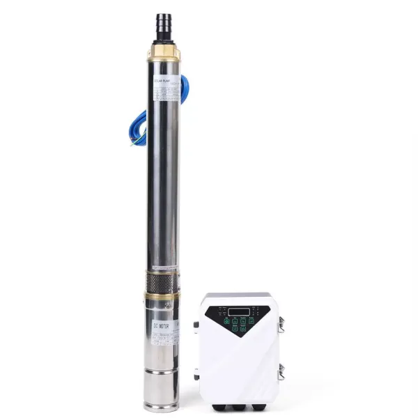 3" 48V Deep Well Solar Water Pump Submersible Bore Hole +MPPT Controller 600W