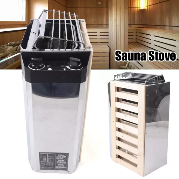 New Sauna Heater Stove Internal Control Home Hotel Sauna Spa Steam Machine 3000W
