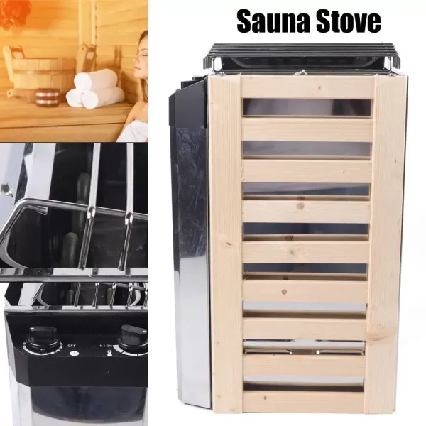 New Sauna Heater Stove Internal Control Home Hotel Sauna Spa Steam Machine 3000W New Sauna Heater Stove Internal Control Home Hotel Sauna Spa Steam Machine 3000W