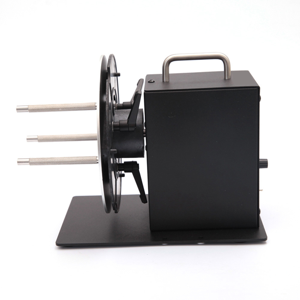 Automatic Label Rewinder Bar Code Tags Sticker Rewinding Machine 100V-240V Small in Size Low Noise for Warehouse Production Line and Many Fields