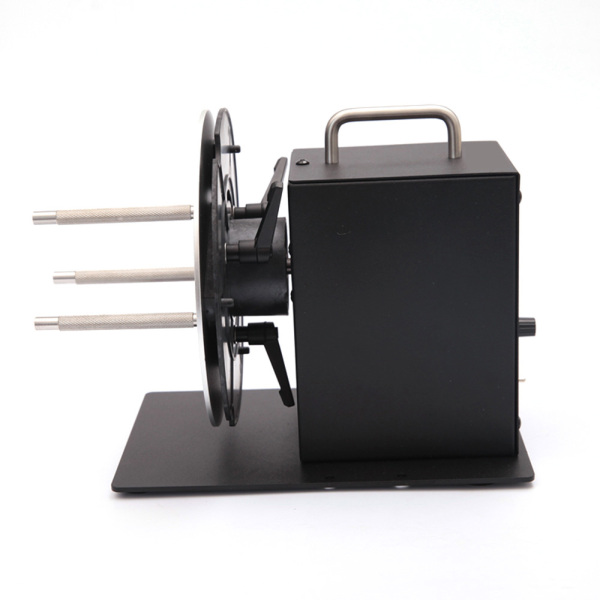 Automatic Label Rewinder Bar Code Tags Sticker Rewinding Machine 100V-240V Small in Size Low Noise for Warehouse Production Line and Many Fields