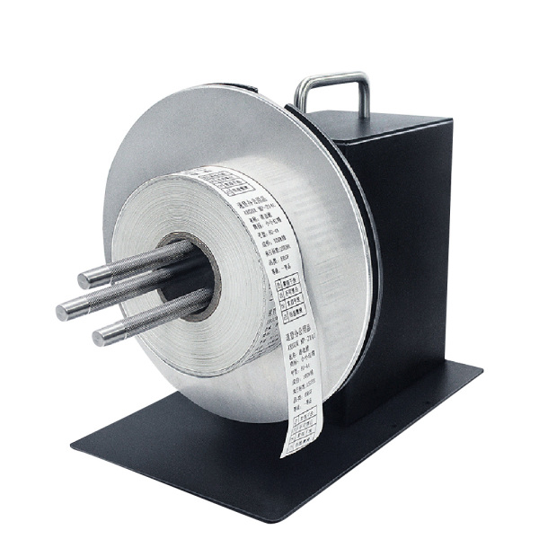 Automatic Label Rewinder Bar Code Tags Sticker Rewinding Machine 100V-240V Small in Size Low Noise for Warehouse Production Line and Many Fields