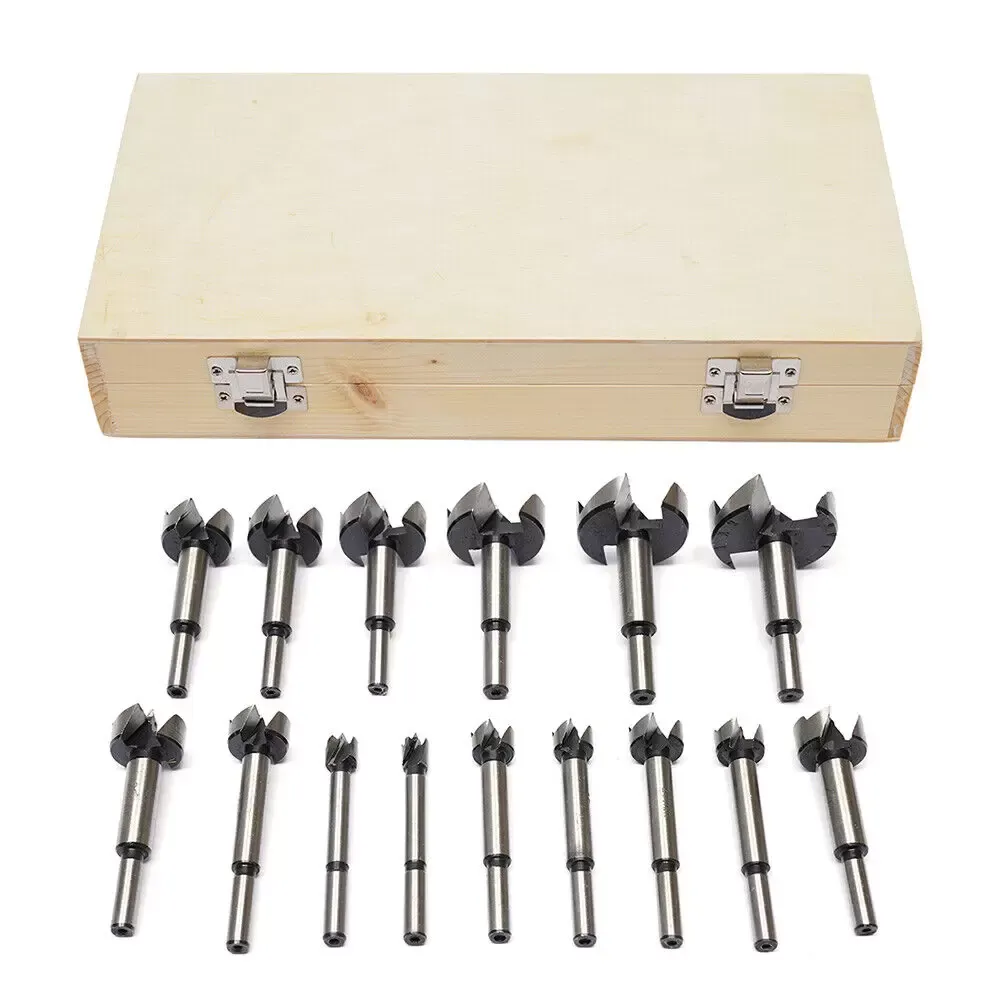 Reamer Drill Bit High Efficiency Woodworking Drill Bit Set Boring Hole Saw Cutter Wood Tool Kit Sturdy and Durable Reamer Drill Bit