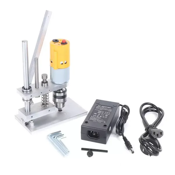 Mini Drill Press Bench Small Electric Drill Machine Adjustable Speed Work Bench