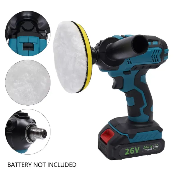 Portable Electric Car Polisher Car Sander Polishing Machine 2800rpm 21V 73mm NEW