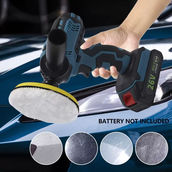 Portable Electric Car Polisher Car Sander Polishing Machine 2800rpm 21V 73mm NEW