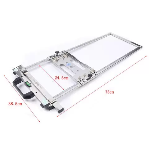 Edge Guide Positioning Cutting Board Tool, Electricity Circular Saw Trimmer Machine Edge Guide Positioning Cutting Machine, Multi-function Wood Modified Positioning Frame Tool (4 inch)
