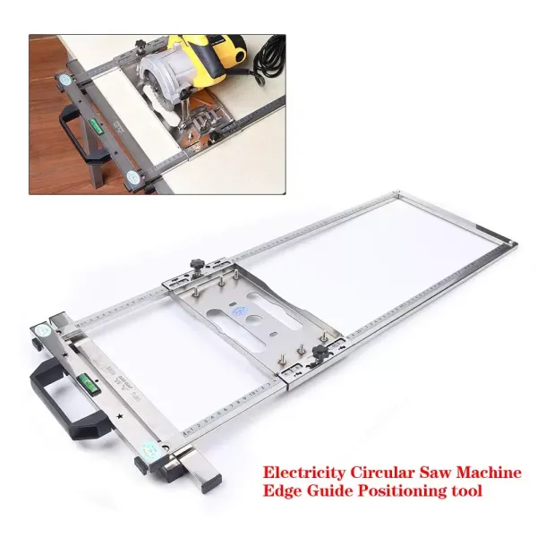 Edge Guide Positioning Cutting Board Tool, Electricity Circular Saw Trimmer Machine Edge Guide Positioning Cutting Machine