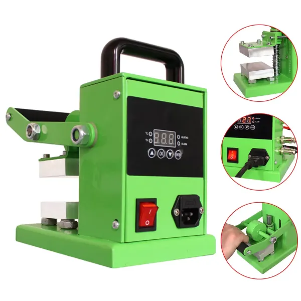 Heated Heating Press Machine Manual DIY Label Machine 0-250℃ Pressing Machine